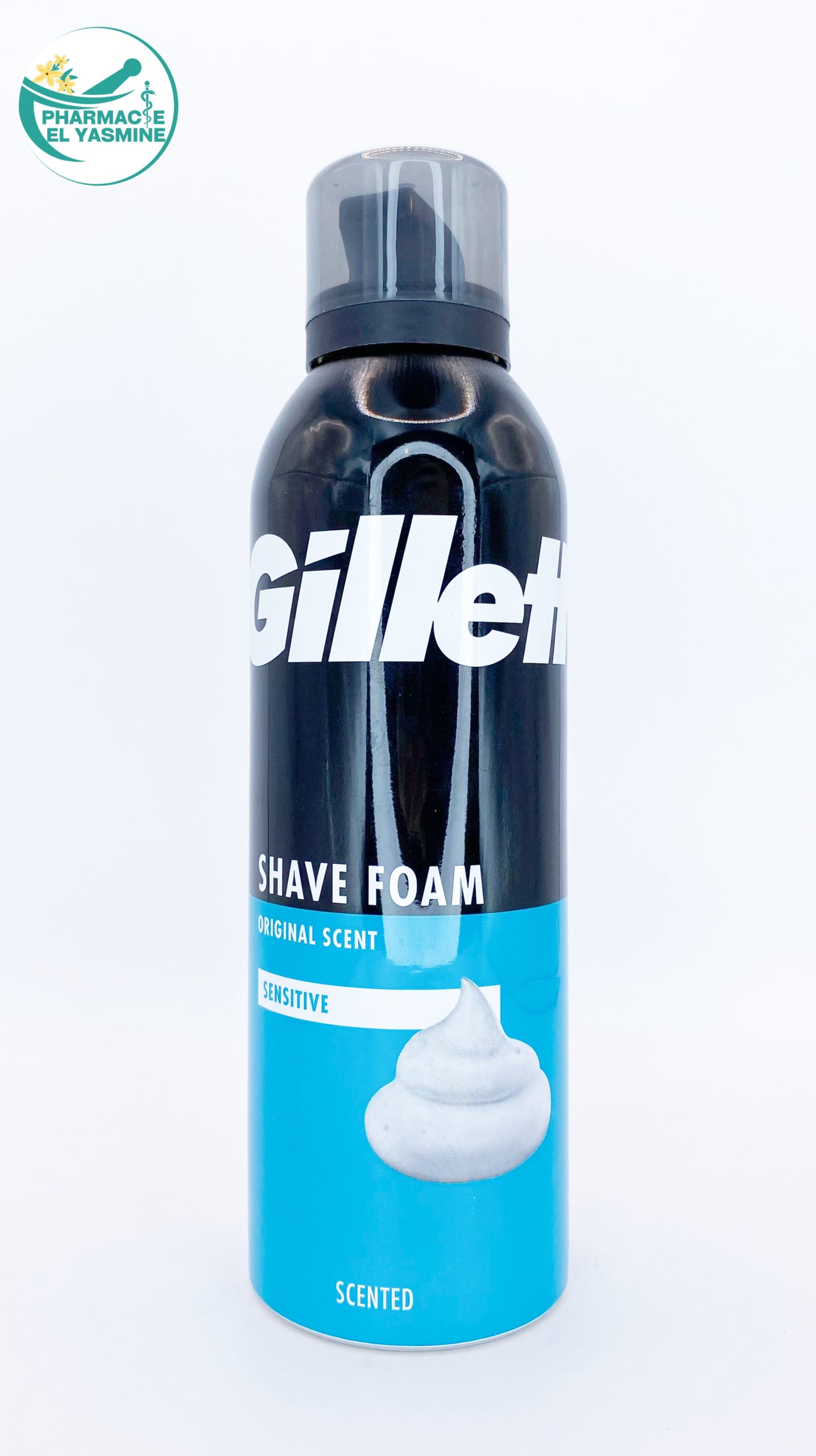 photo-output Mousse à raser Gillette Classic Peaux sensibles 200 ml – Image 1